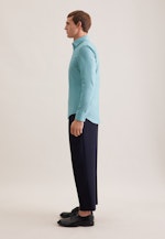 Shaped Business Hemd Uni in Türkis |  Seidensticker Onlineshop