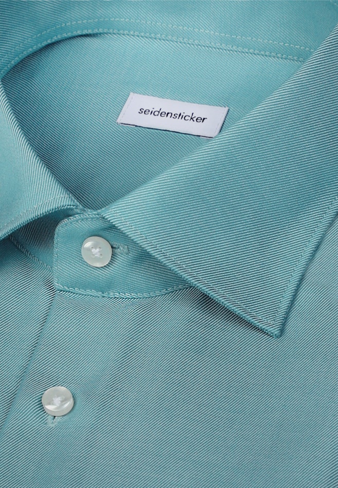 Shaped Chemise d'affaires Uni dans Turquoise | Boutique en ligne Seidensticker