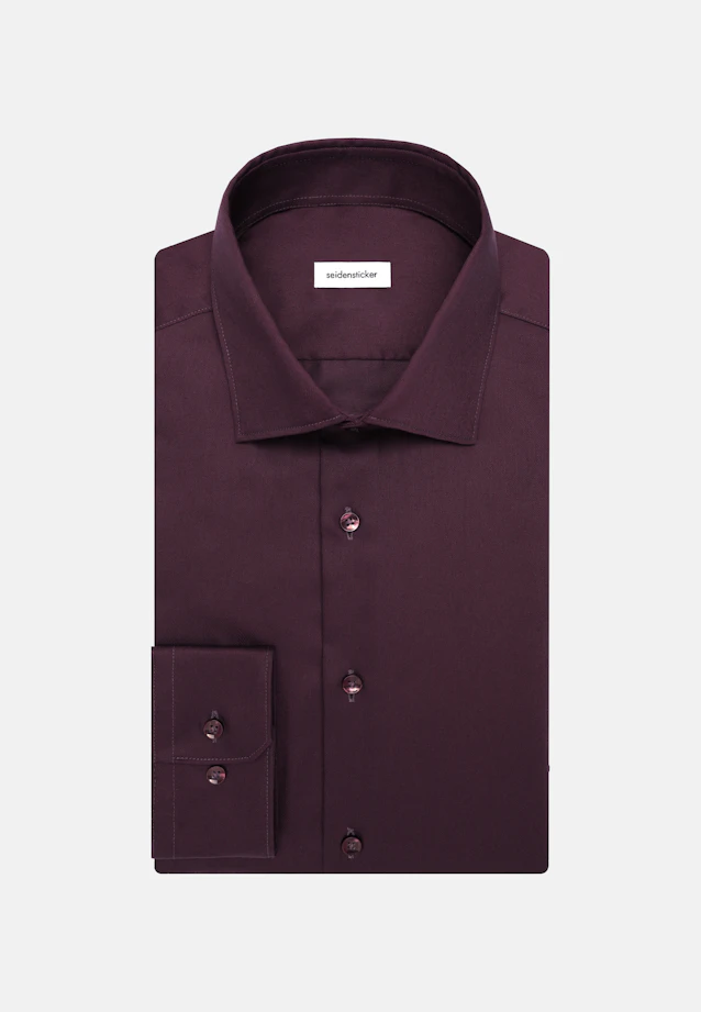 Shaped Business shirt Uni in Rot |  Seidensticker Onlineshop