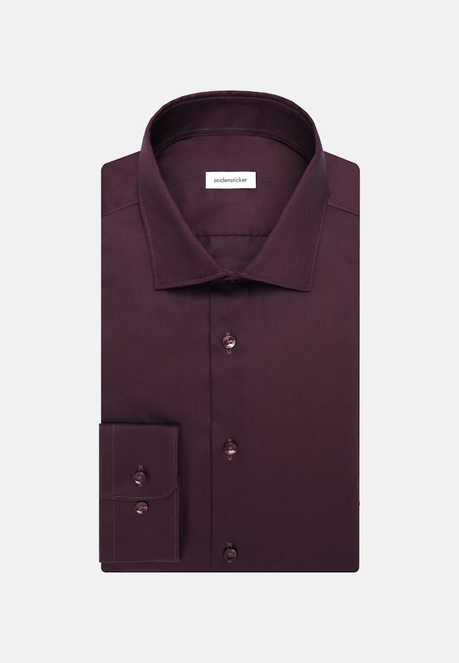 Shaped Business shirt Uni in Rot | Seidensticker online shop