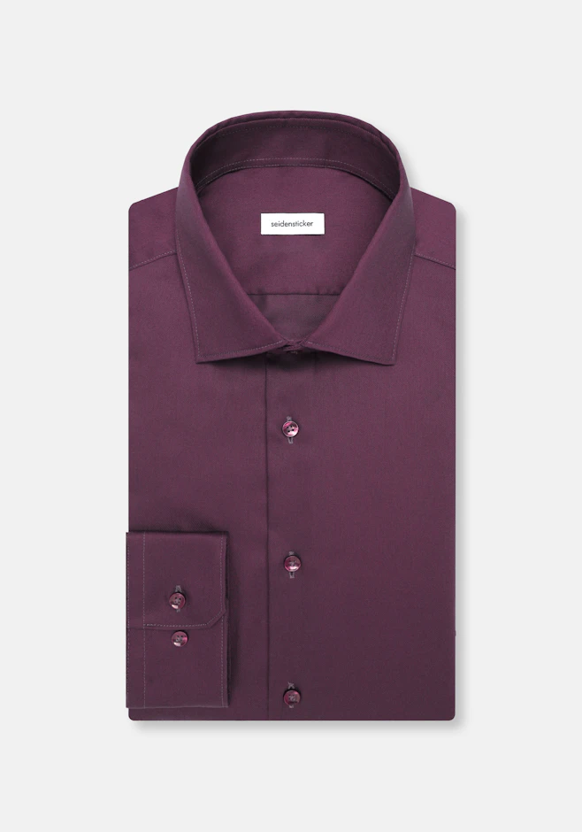 Shaped Business shirt Uni in Rot | Seidensticker online shop