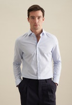 Chemise Business Slim Popeline Col Kent in Bleu Clair |  Seidensticker Onlineshop