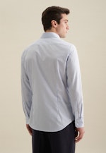 Chemise Business Slim Popeline Col Kent in Bleu Clair |  Seidensticker Onlineshop