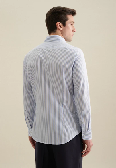 Slim Business Hemd Streifen in Hellblau |  Seidensticker Onlineshop