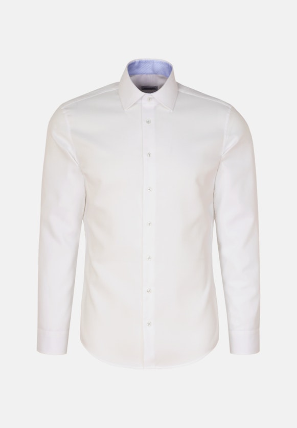 Slim Business Hemd Kleinmuster in Weiß |  Seidensticker Onlineshop