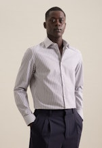 Shaped Business shirt Stripe in Purple |  Seidensticker Onlineshop