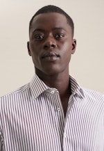 Shaped Business shirt Stripe in Purple |  Seidensticker Onlineshop