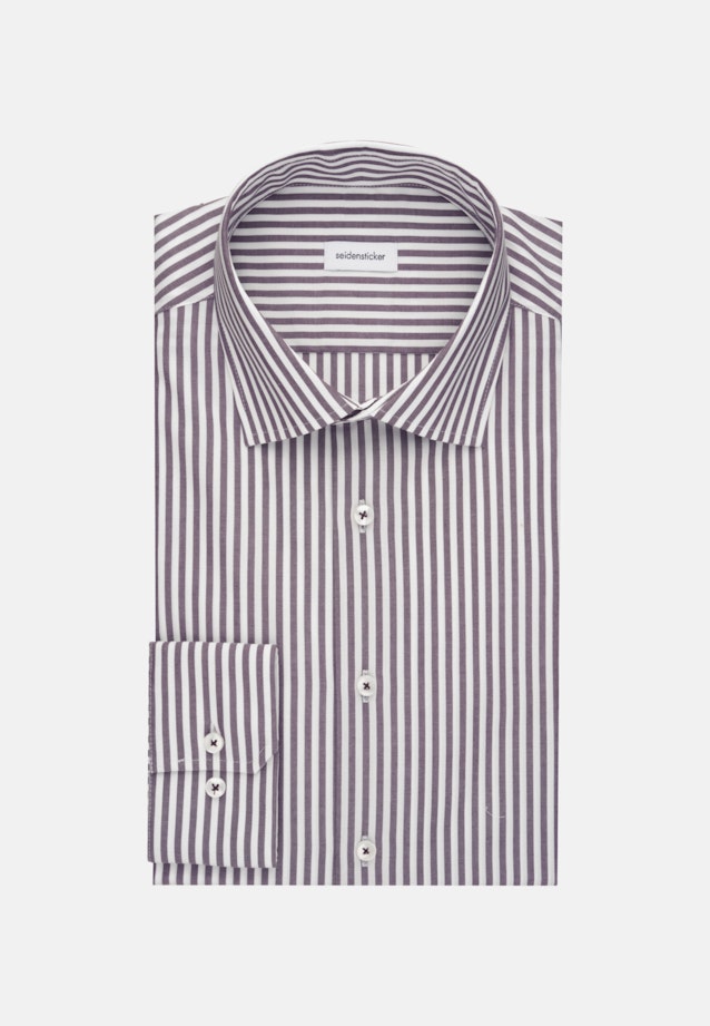 Chemise d'affaires Shaped Popeline Col Kent in Lilas |  Seidensticker Onlineshop