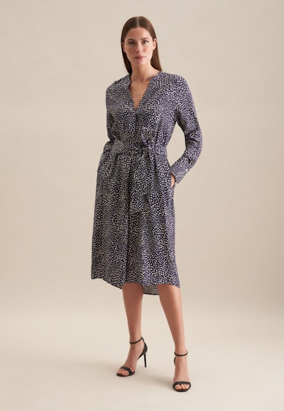 Dress Print in Dark Blue |  Seidensticker Onlineshop