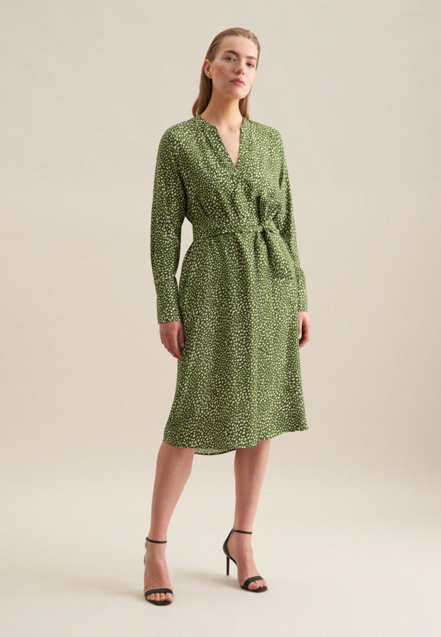 Robe Regular Manche Longue in Vert |  Seidensticker Onlineshop