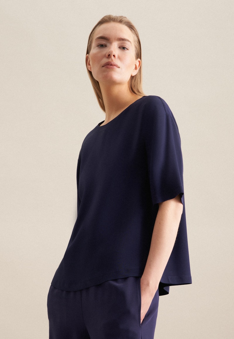 Short sleeve Crepe Shirt