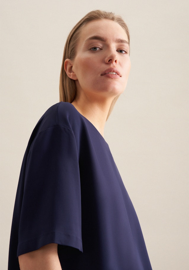 Chemise Uni in Bleu Foncé | Seidensticker Onlineshop