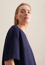 Chemise Oversized Manche Courte in Bleu Foncé |  Seidensticker Onlineshop