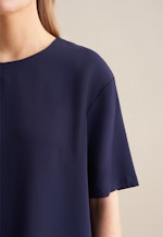 Chemise Oversized Manche Courte in Bleu Foncé |  Seidensticker Onlineshop