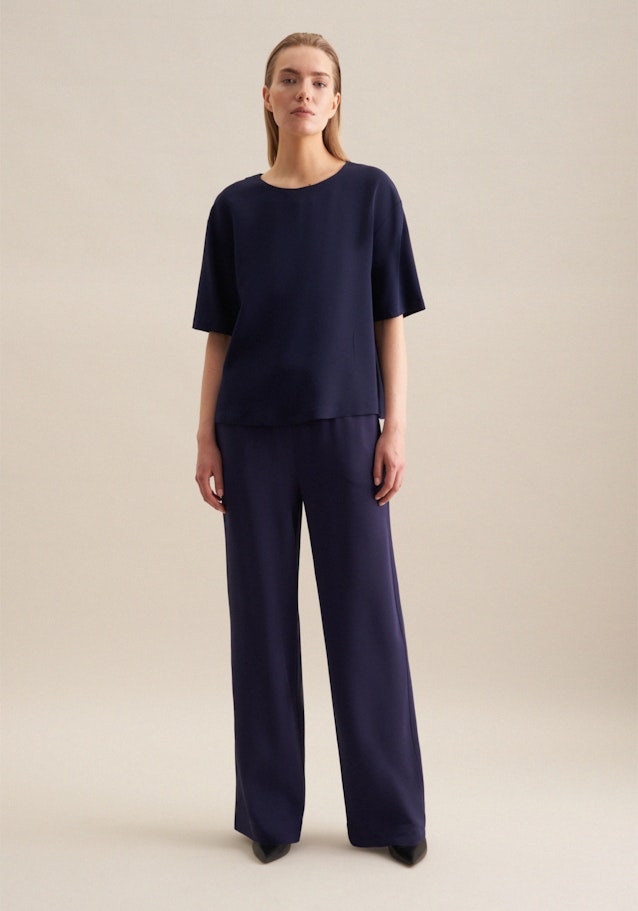 Chemise Uni in Bleu Foncé | Seidensticker Onlineshop