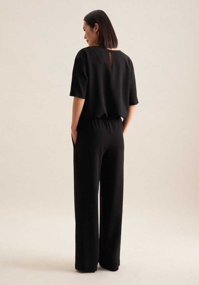 Regular Pantalons Uni in Noir | Seidensticker Onlineshop