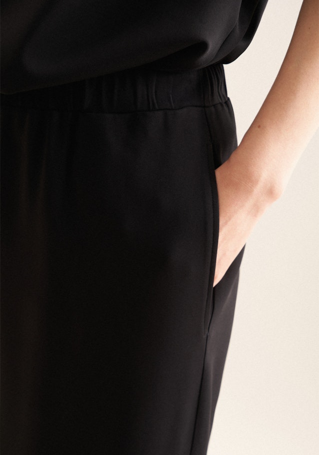 Regular Pantalons Uni in Noir | Seidensticker Onlineshop