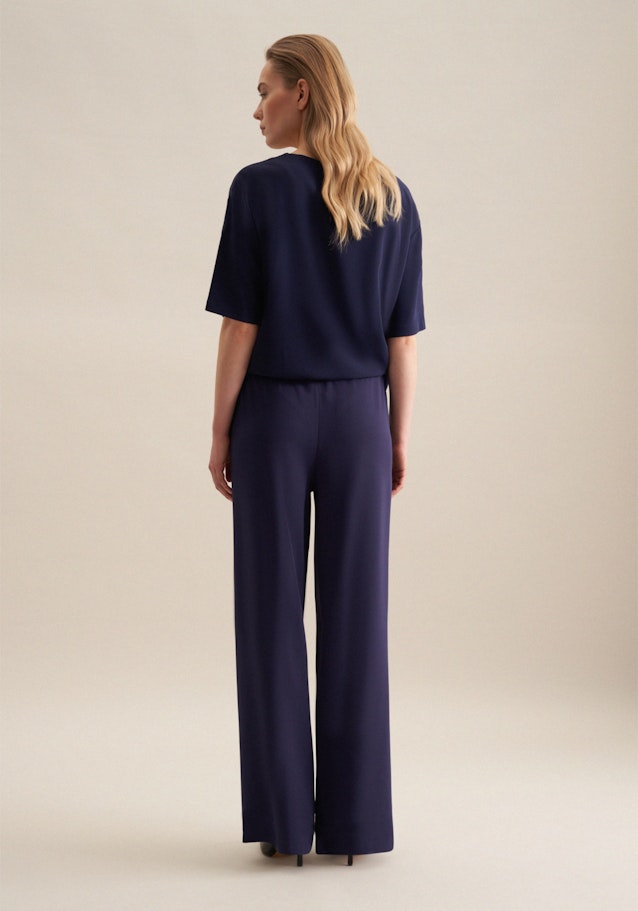 Regular Pantalons Uni in Bleu Foncé | Seidensticker Onlineshop