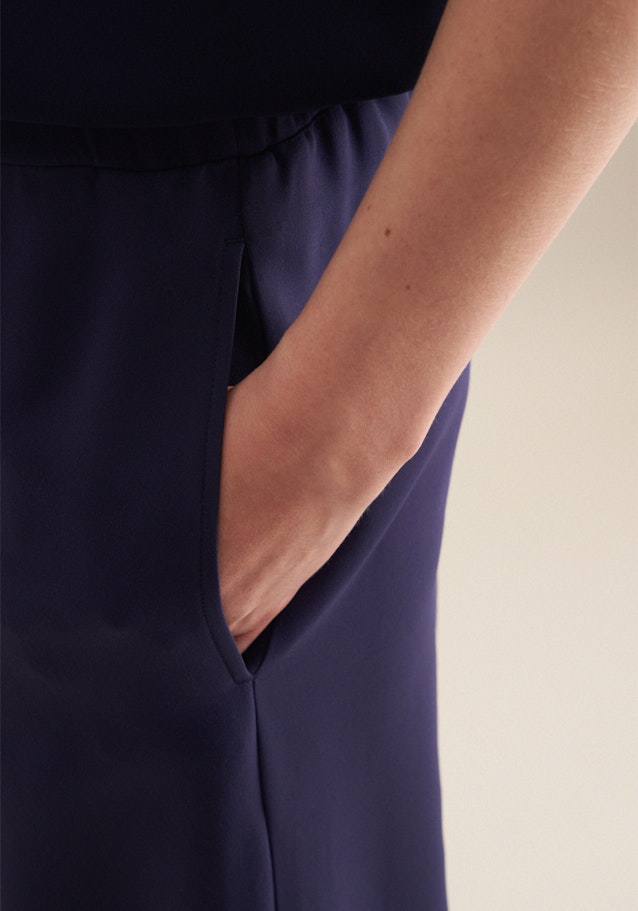 Regular Pantalons Uni in Bleu Foncé | Seidensticker Onlineshop
