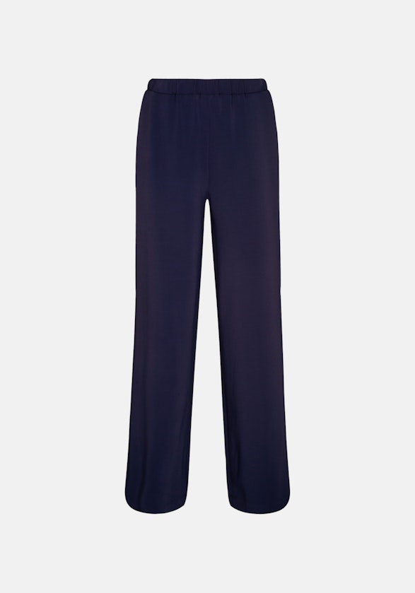 Regular Pantalons Uni in Bleu Foncé | Seidensticker Onlineshop
