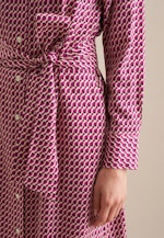 Twill Midi Kleid in Lila |  Seidensticker Onlineshop