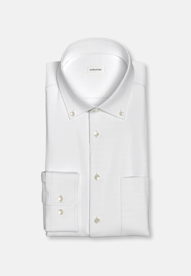 Comfort Chemise d'affaires Uni dans Blanc | Boutique en ligne Seidensticker