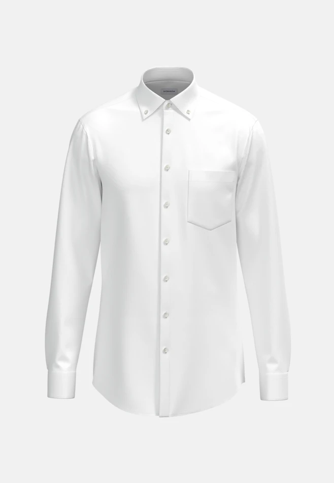 Comfort Chemise d'affaires Uni dans Blanc | Boutique en ligne Seidensticker
