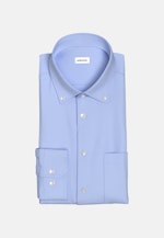 Bügelfreies Oxford Business Hemd in Comfort mit Button-Down-Kragen in Hellblau |  Seidensticker Onlineshop