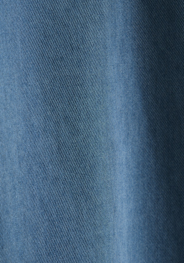 Regular Casual Hemd Uni in Mittelblau | Seidensticker Onlineshop
