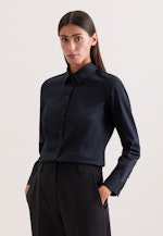 Hemdbluse regular fit in Schwarz |  Seidensticker Onlineshop