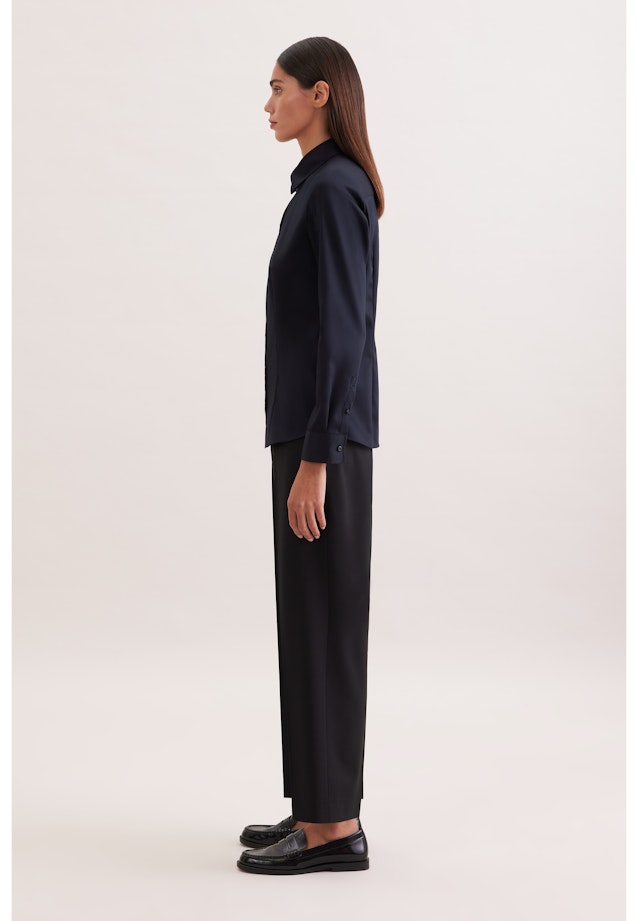 Hemdbluse regular fit in Schwarz |  Seidensticker Onlineshop