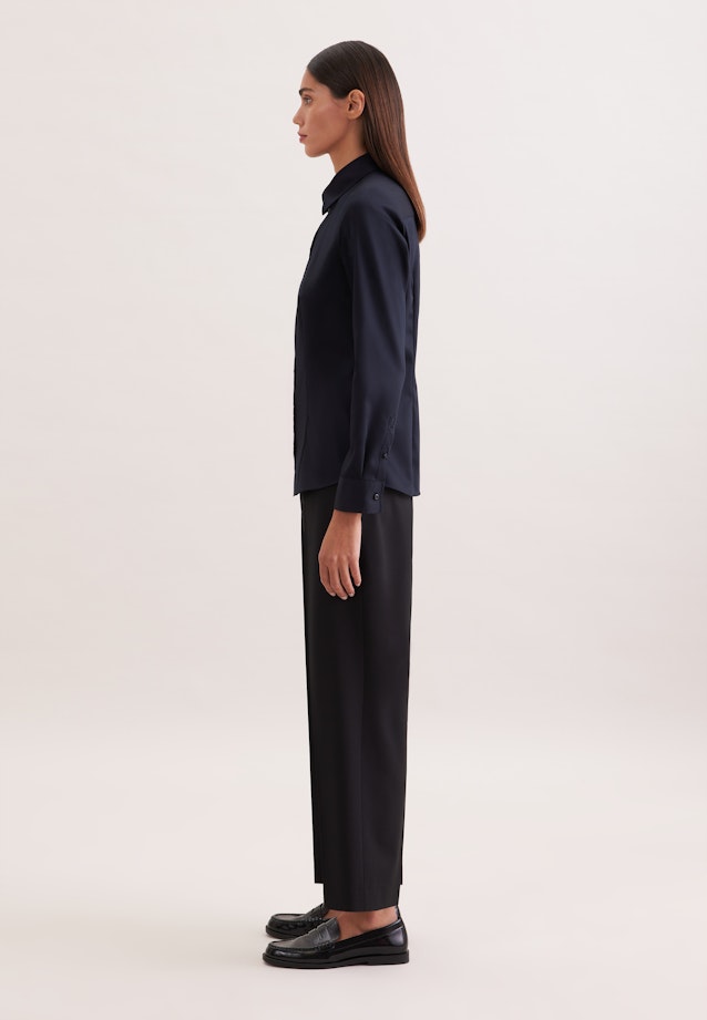 Hemdbluse regular fit in Schwarz |  Seidensticker Onlineshop