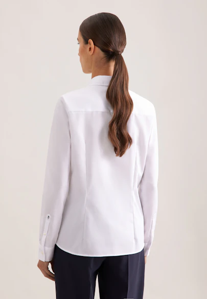 Chemise blouse regular in Blanc |  Seidensticker Onlineshop