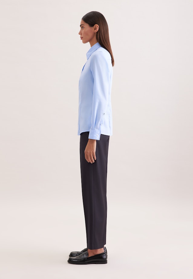 Hemdbluse regular fit in Mittelblau |  Seidensticker Onlineshop