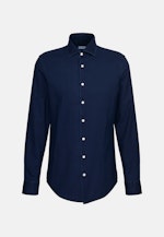 Chemise casual in Slim with Col Kent in Bleu Foncé |  Seidensticker Onlineshop