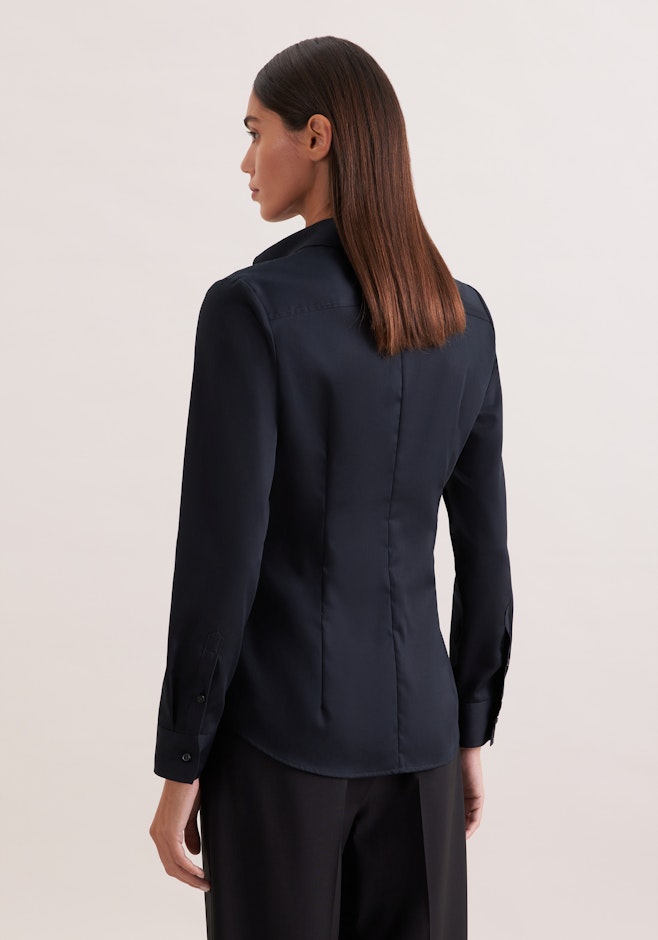 Hemdbluse slim fit in Schwarz | Seidensticker Onlineshop