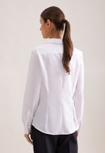 Slim Fit Shirt Blouse in White |  Seidensticker Onlineshop