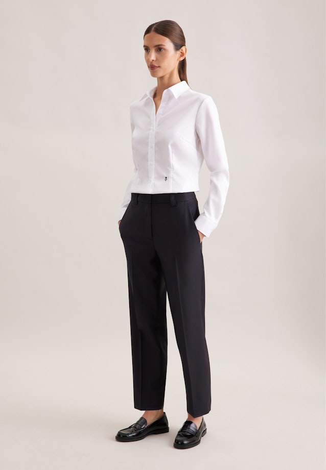 Slim Fit Shirt Blouse in White |  Seidensticker Onlineshop