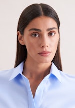 Hemdbluse slim fit in Mittelblau |  Seidensticker Onlineshop