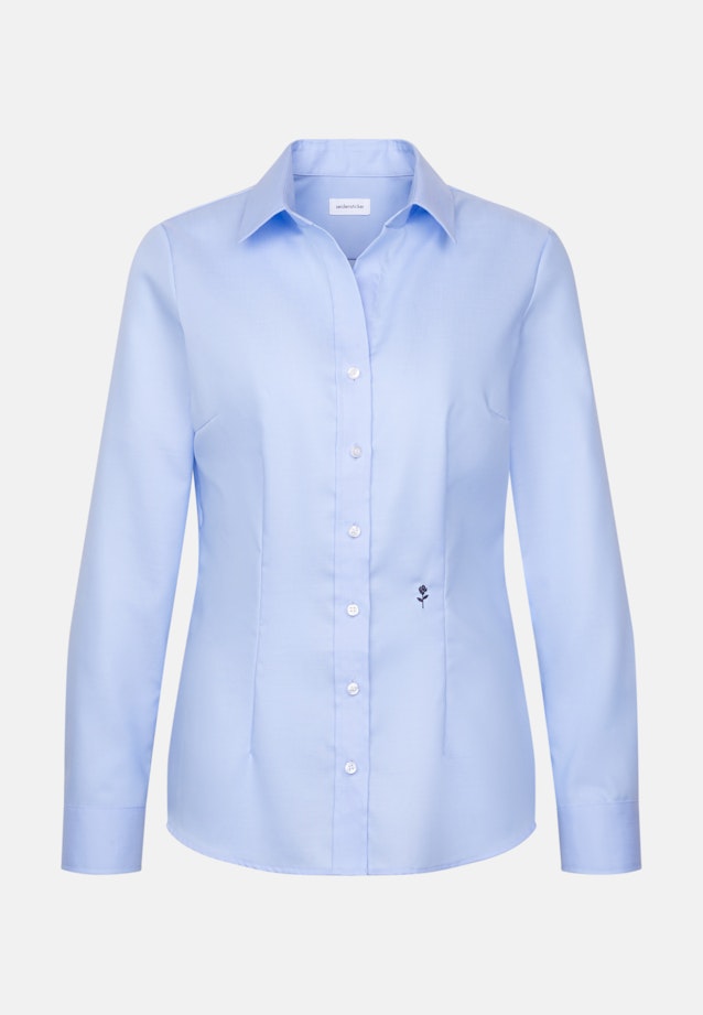 Hemdbluse slim fit in Mittelblau |  Seidensticker Onlineshop