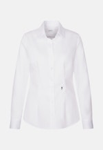 Long sleeve Twill Shirt Blouse in White |  Seidensticker Onlineshop