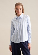 Long sleeve Twill Shirt Blouse in Light Blue |  Seidensticker Onlineshop