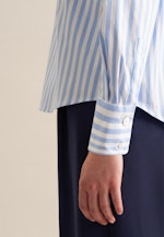 Long sleeve Twill Shirt Blouse in Light Blue |  Seidensticker Onlineshop