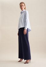 Long sleeve Twill Shirt Blouse in Light Blue |  Seidensticker Onlineshop