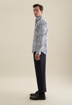 Slim Performance-Hemd Druck in Hellblau |  Seidensticker Onlineshop