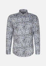 Slim Performance-Hemd Druck in Hellblau |  Seidensticker Onlineshop