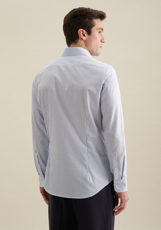 Shaped Chemise d'affaires rayures dans Bleu Clair | Boutique en ligne Seidensticker