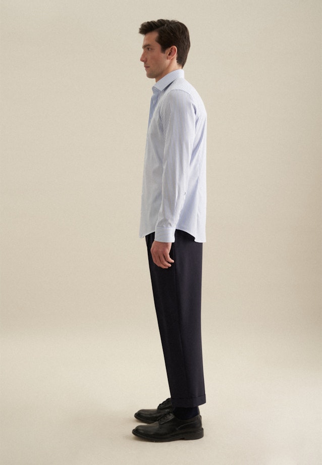 Shaped Business shirt Stripe in Light Blue |  Seidensticker Onlineshop