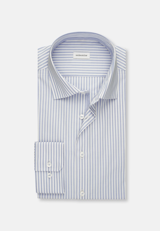 Shaped Chemise d'affaires rayures dans Bleu Clair | Boutique en ligne Seidensticker