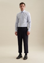 Non-iron Poplin Business Shirt in X-Slim with Kent-Collar in Light Blue |  Seidensticker Onlineshop